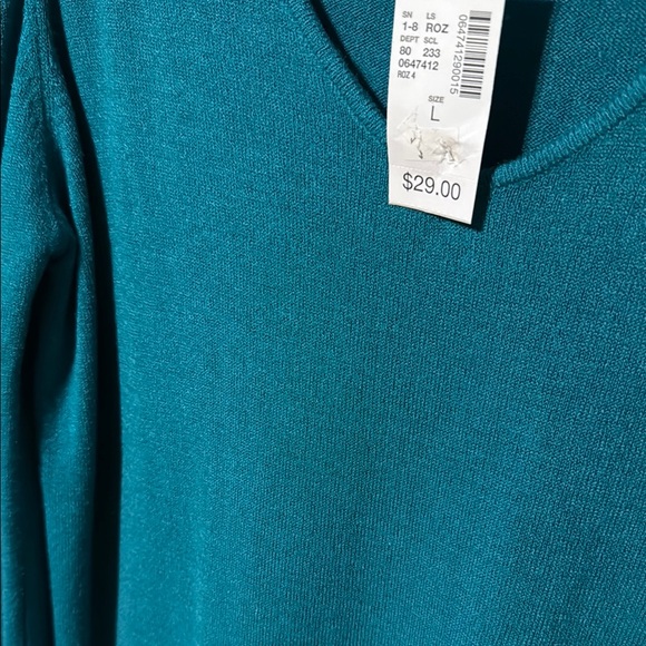 Ava & Viv Teal Women's Top - Picture 9 of 9